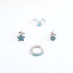 2352020052039 joyas plata mini turquesas luar denia pequeo perforacin indivudual estrella earcuff aro pequeos combinados