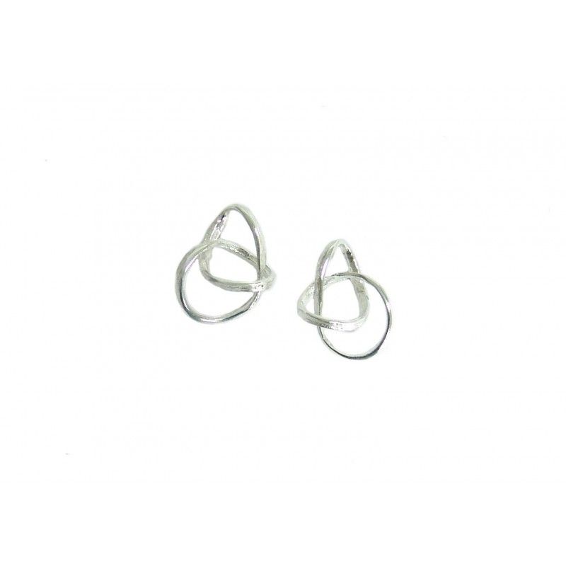 2442020120030 pendientes presin plata pequeos luar joyas de autor dena