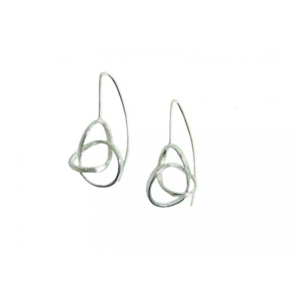 Pendientes plata colgar