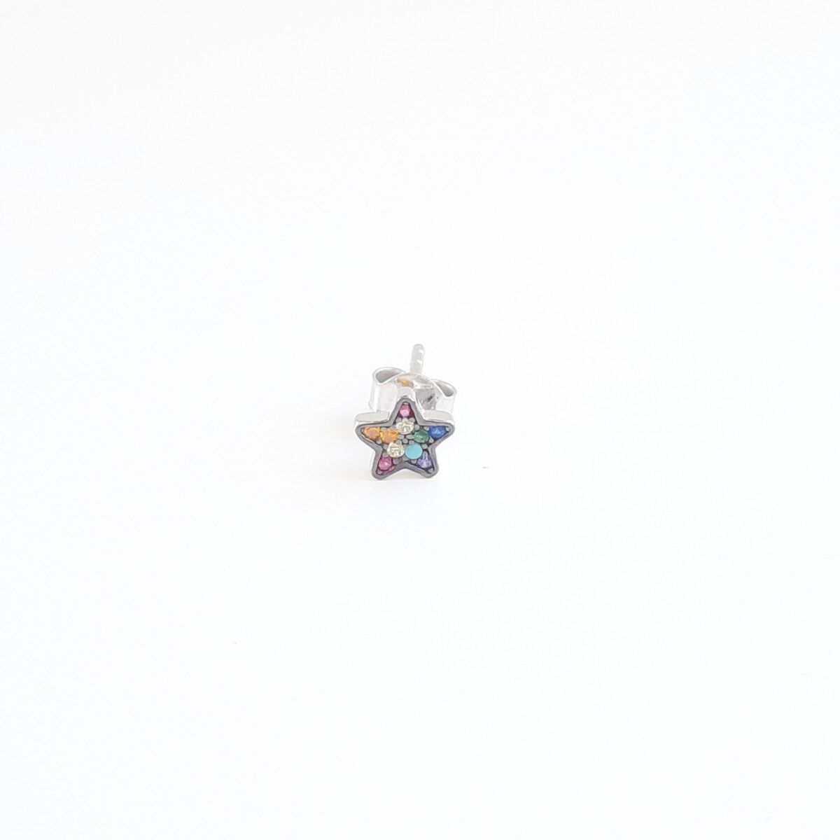 2552020043206 joyas plata mini circonitas multicolor luar denia pequeo perforacin indivudual estrella