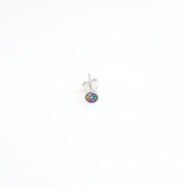 Pendiente plata multicolor-pendientes sueltos