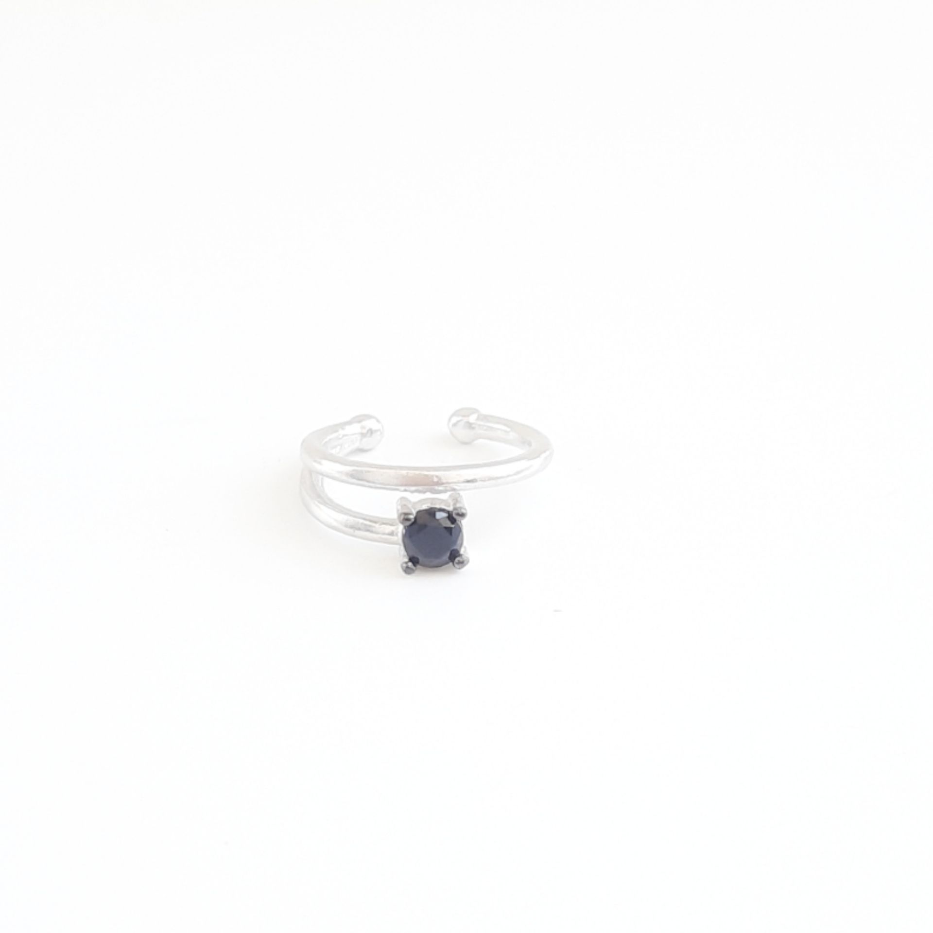 2552020080942 joyas plata mini circonitas negras luar denia pequeo perforacin indivudual earcuff
