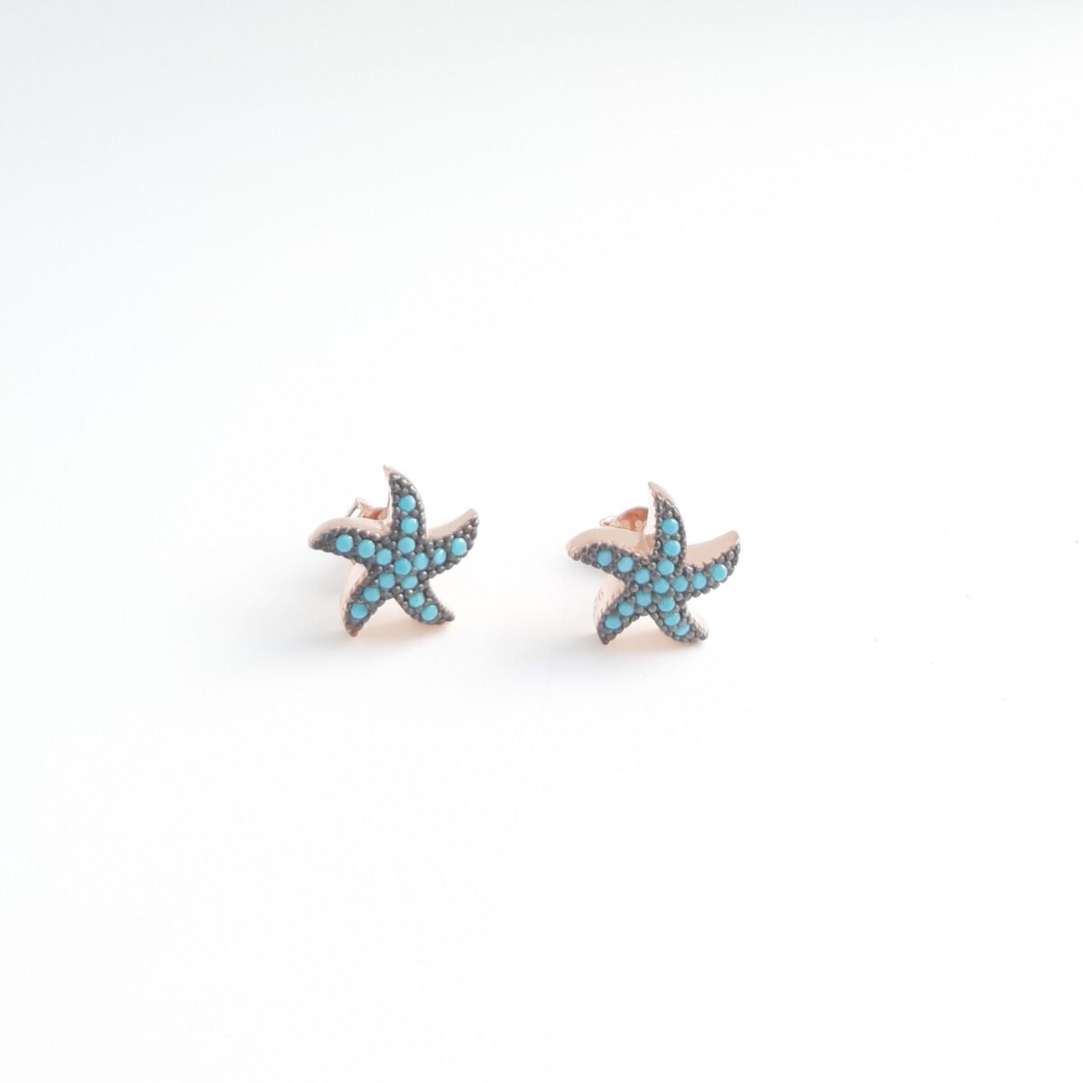 2652020014118 pendientes plata turquesa presin estrellas mar luar joyeria denia