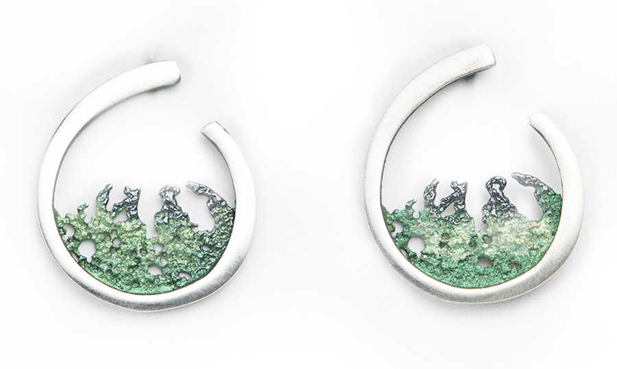 4122015035010 0050308pendientes plata luar color joyas de autor