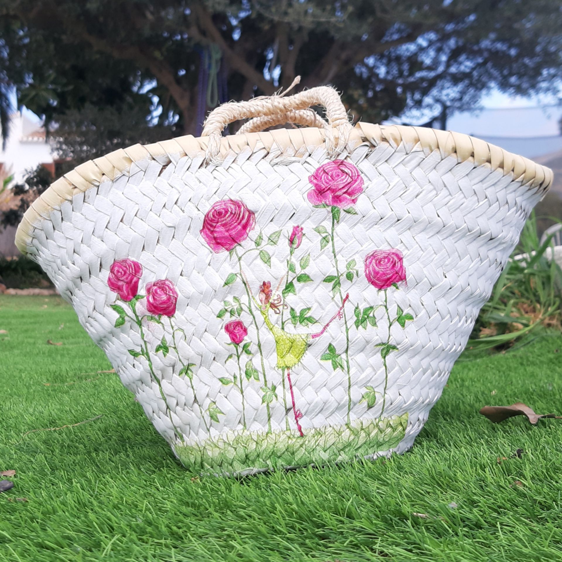 432021123429 capazo nia pascua luar denia original hechos a mano flores mueca