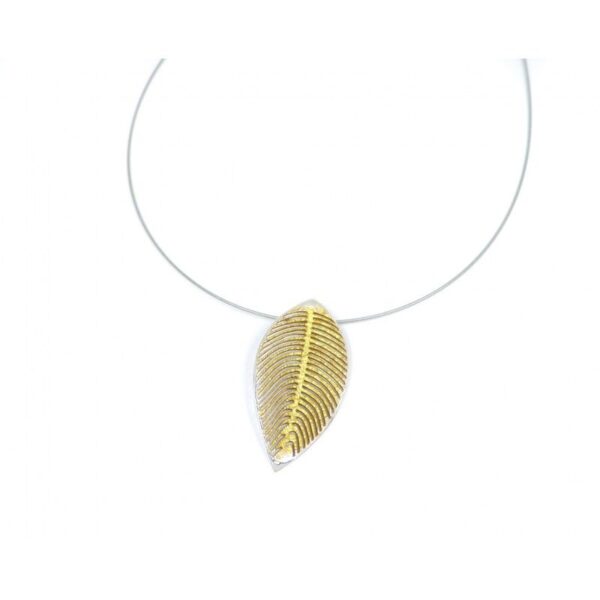 Colgante plata dorado