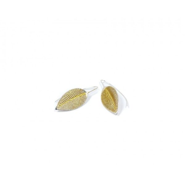 Pendientes plata dorado colgar