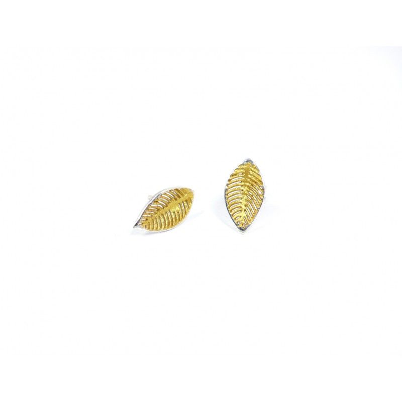 6122020061512 pendientes presin pequeos plata de ley dorado joyas de autor luar joyeria denia