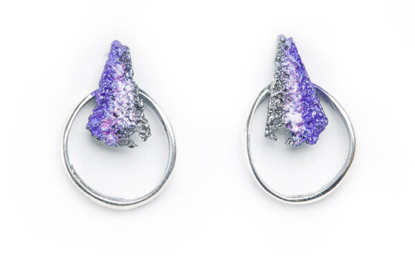 Pendientes plata presión