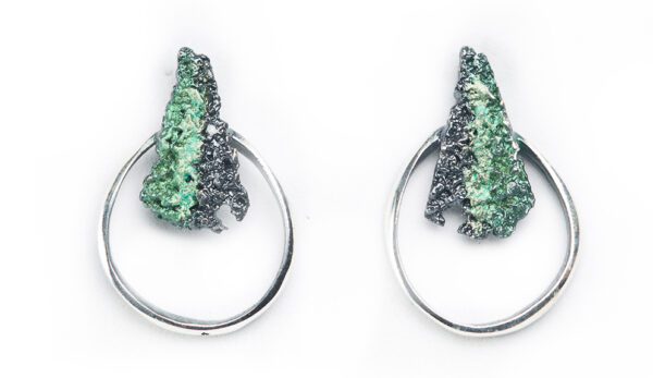 Pendientes plata presión