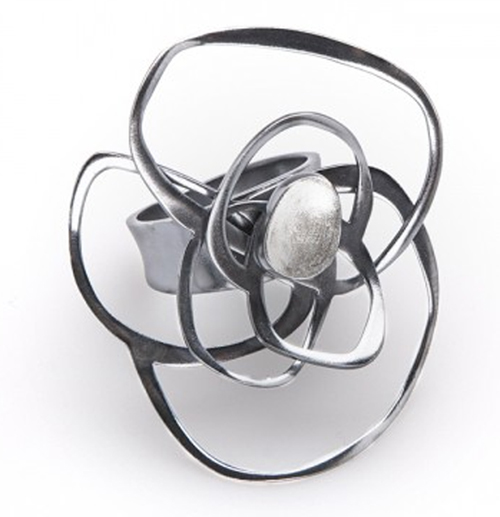 001 anillo plata luar joyas de autor