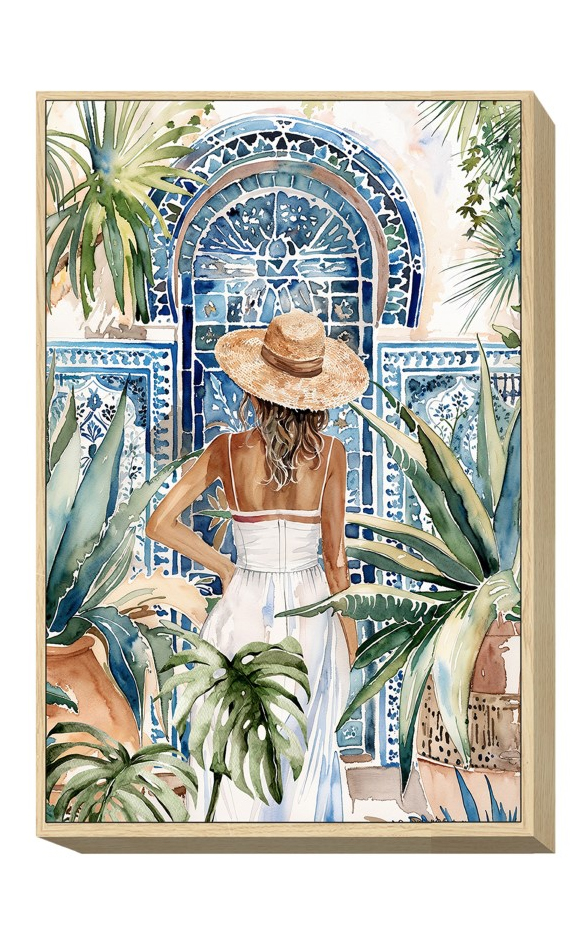 Cuadros puerta azul luardenia 2