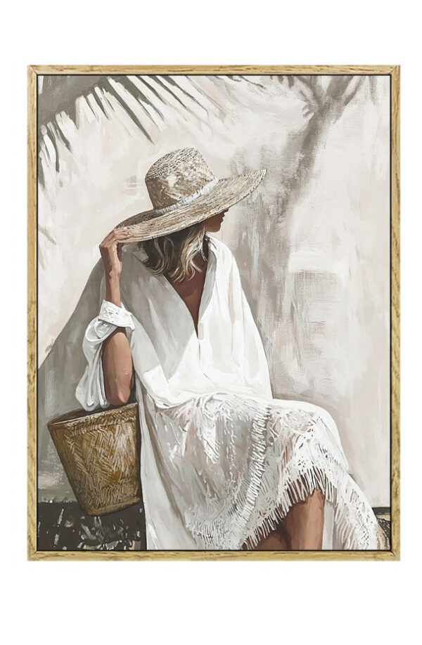 Cuadros luardenia mujeres sombrero 2